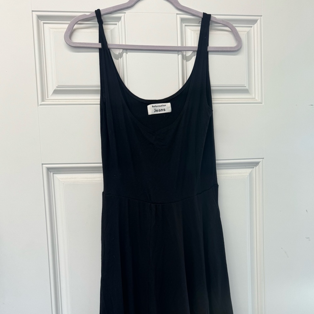 Reformation Jeans Black Rou Knit Dress